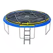 trampoline avec protection anti-vent